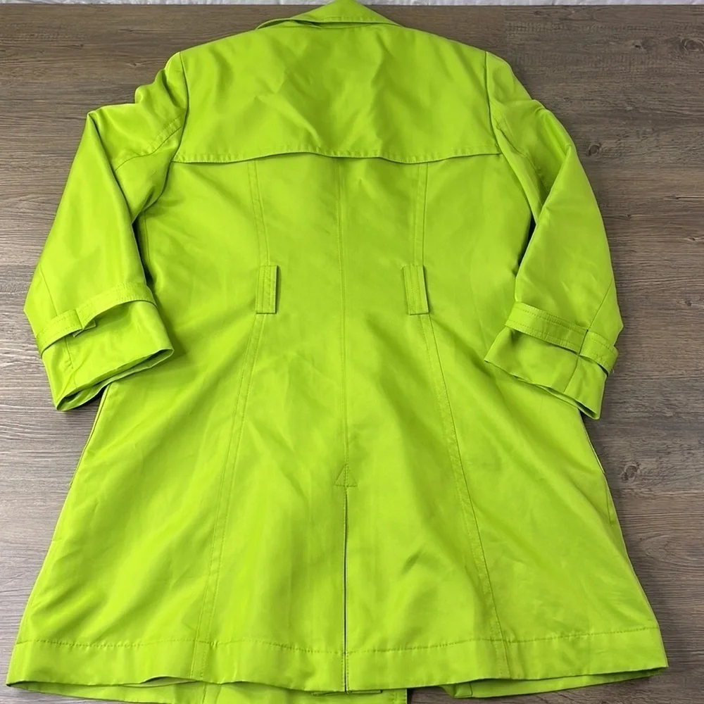 Even Picone Women’s Spring Lime Button Up Jacket, size Large - Picture 10 of 12
